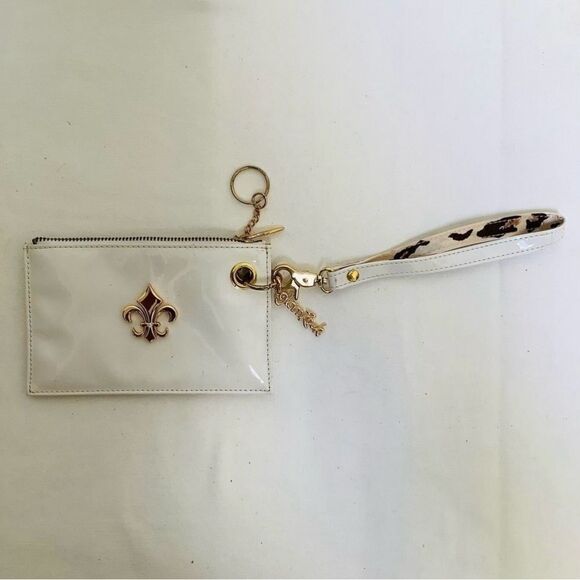 Glam Rock patent leather WRISTLET MINI BAG white - Picture 5 of 6